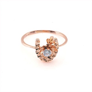 18K Guldfyllda Guld gulddoublé Filled CZ Ring #17 - 3