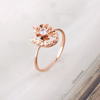 18K Guldfyllda Guld gulddoublé Filled CZ Ring #17 - 2