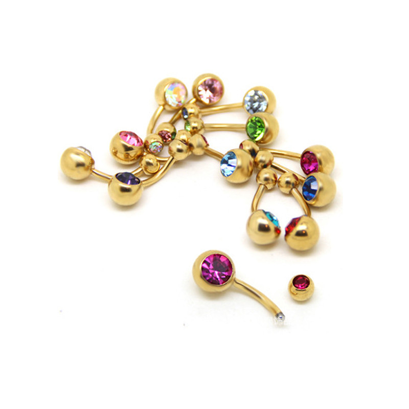 Navel Belly Button Ring Body Piercing Jewelry - 2