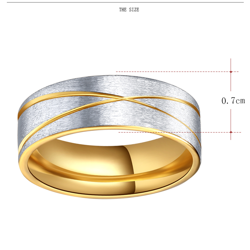 Rostfritt stål ring - 2