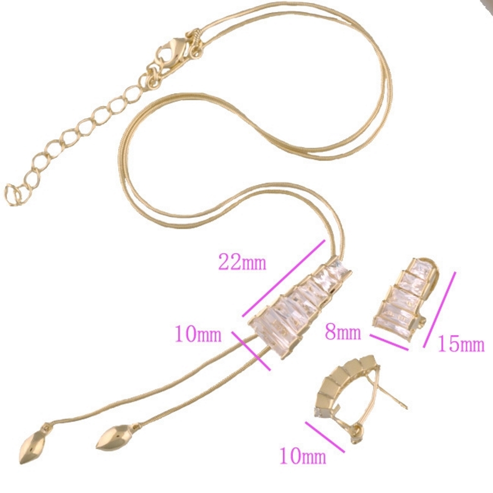18K Gold Filled SETS white