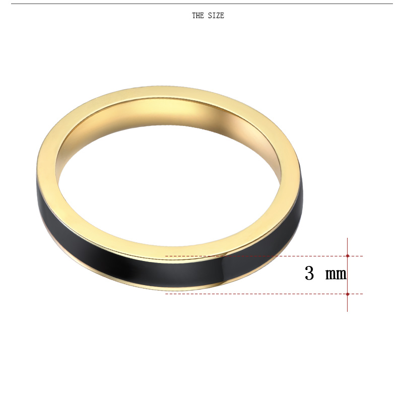 Rostfritt stål ring - 2