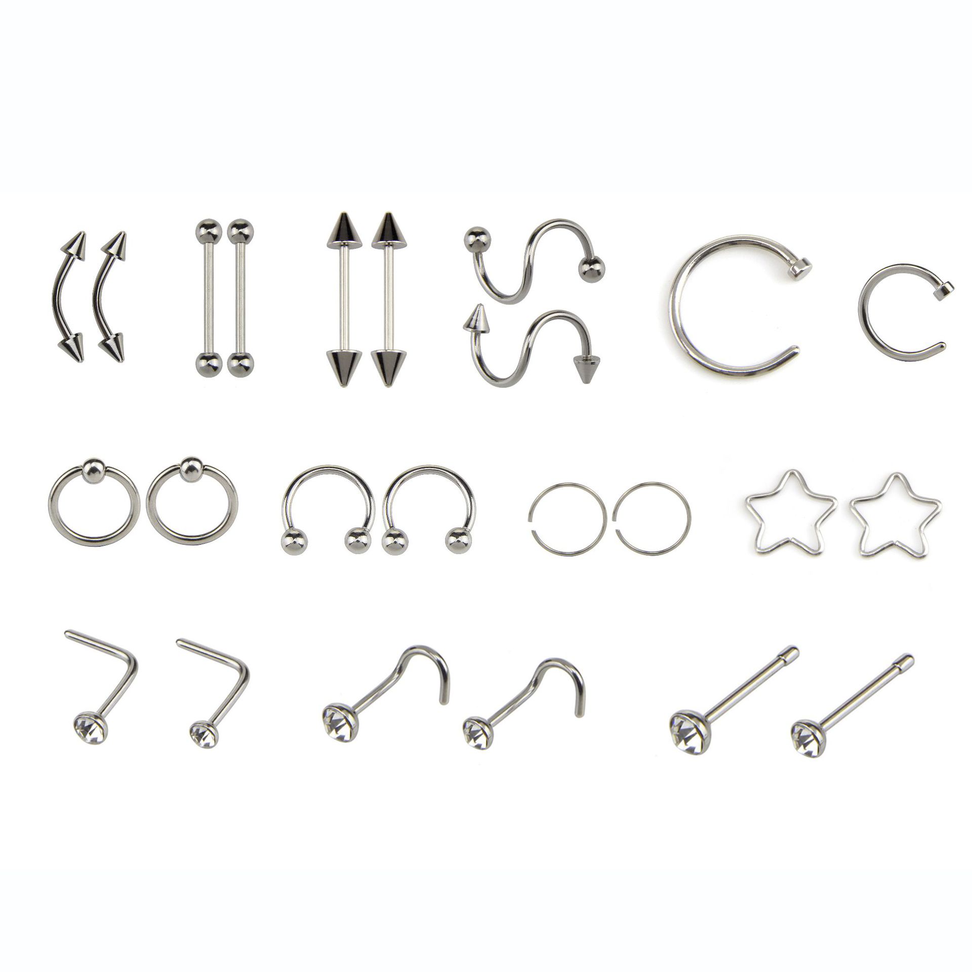 Piercing Set 37 st. Verktyg - 3