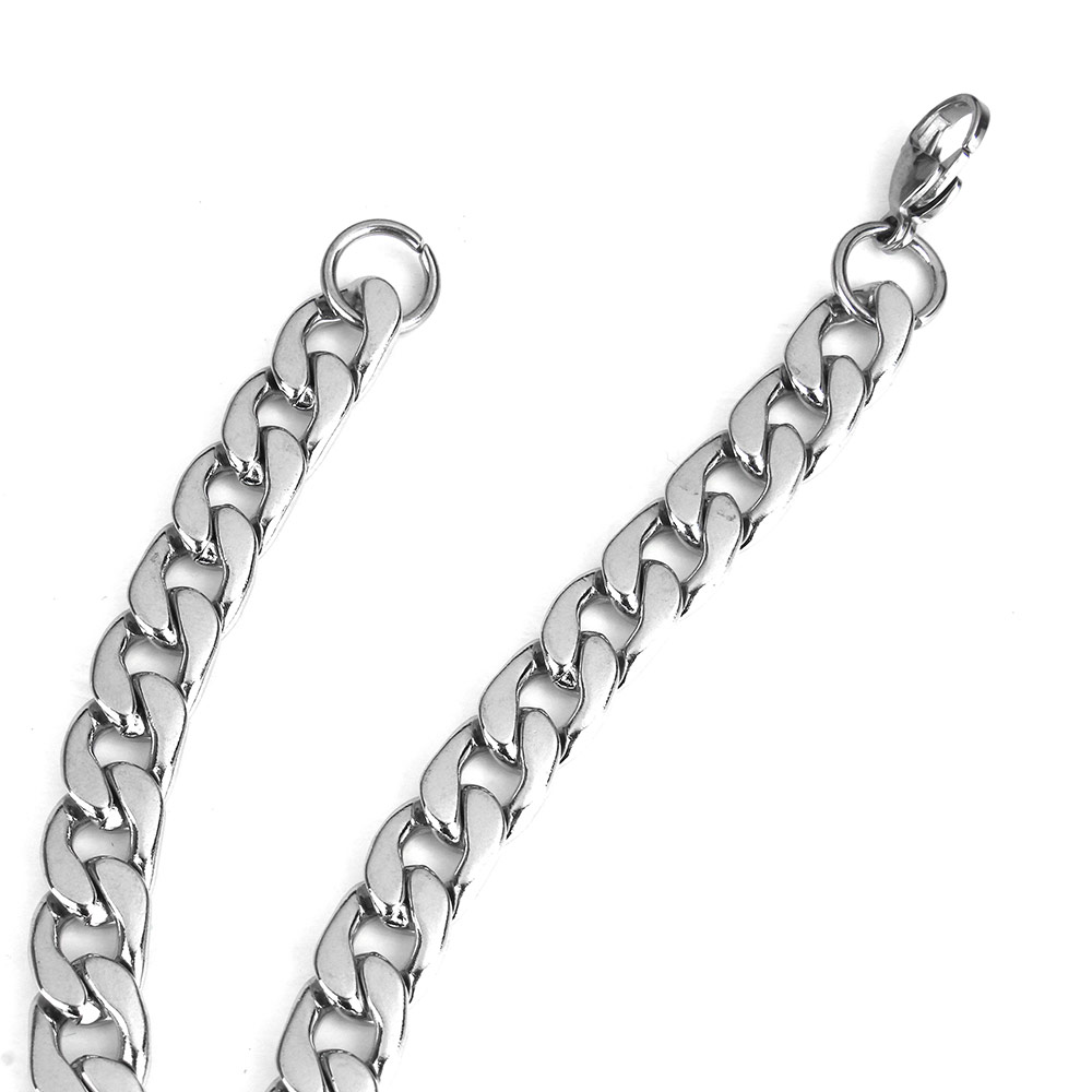 Stainless Steel Necklace + Bracelet 11.3x3mm - 5