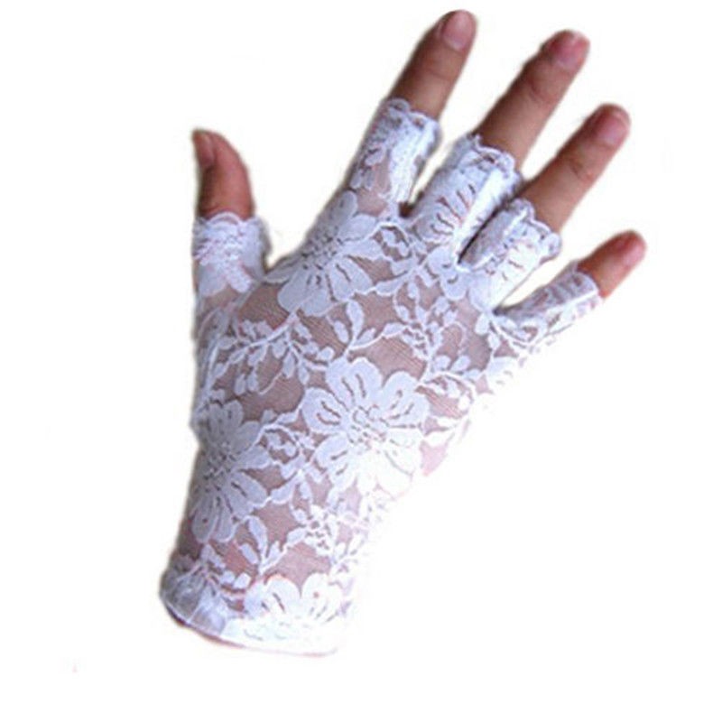 LACE Gloves Stretch Halloween  Party - 4