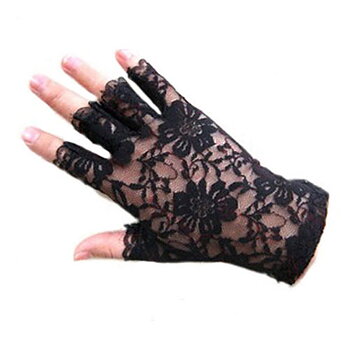 LACE Gloves Stretch Halloween  Party