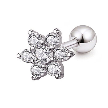  Tragus Piercing  Örhänge CZ 1st