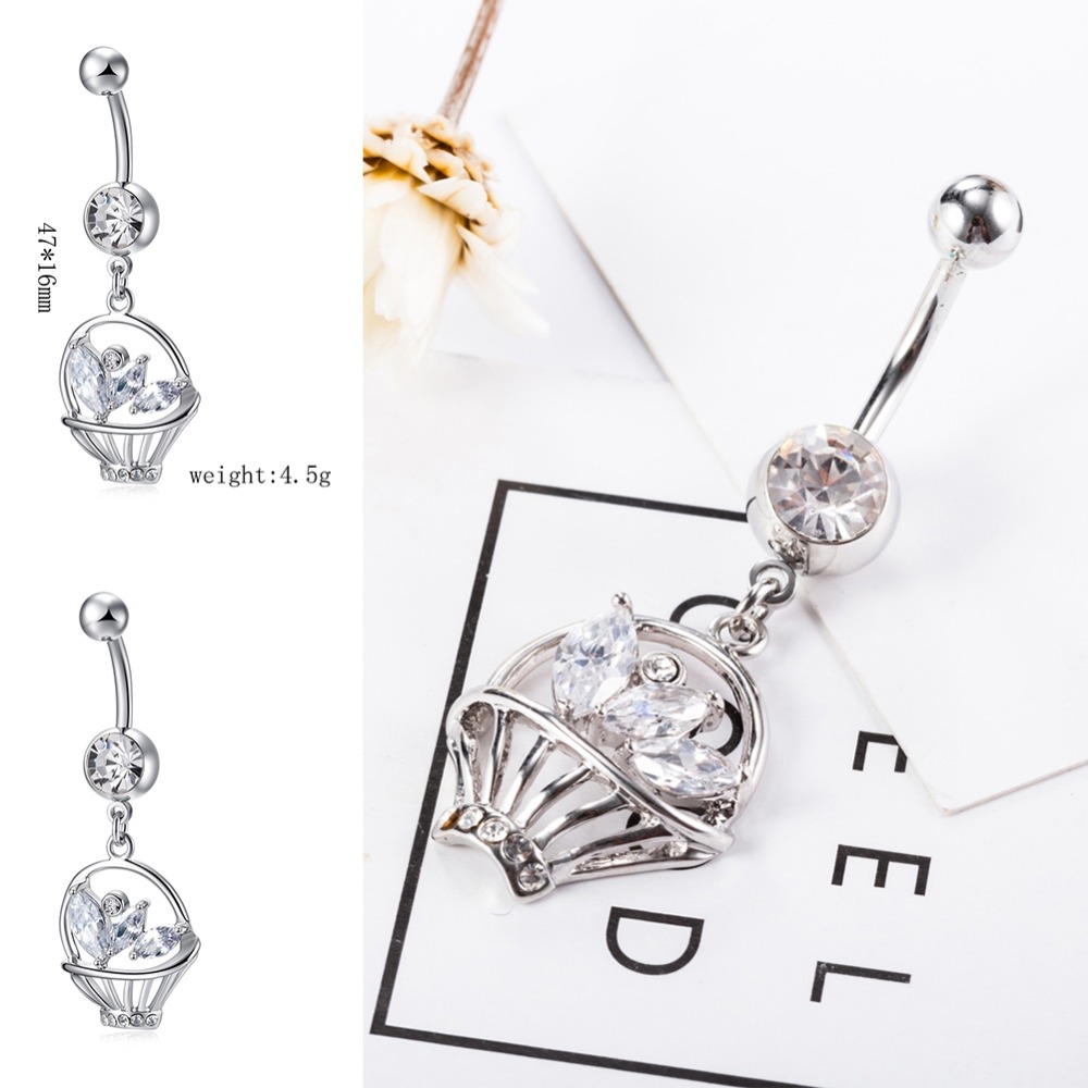 Navel Belly Button Ring Body Piercing  - 2