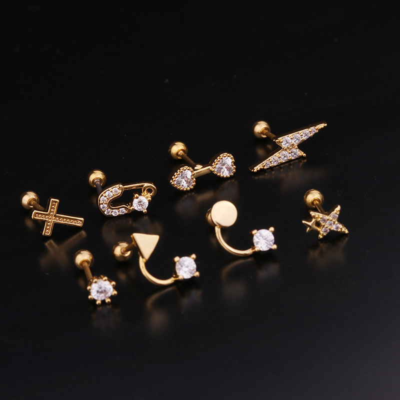  Tragus Piercing  Örhänge 8 st pack - 3