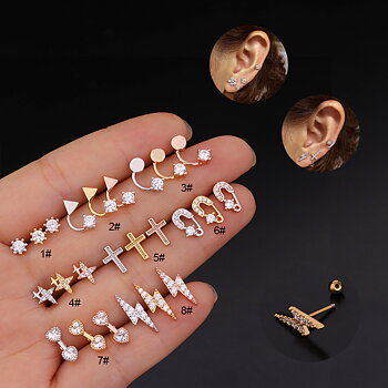  Tragus Piercing  Örhänge 8 st pack