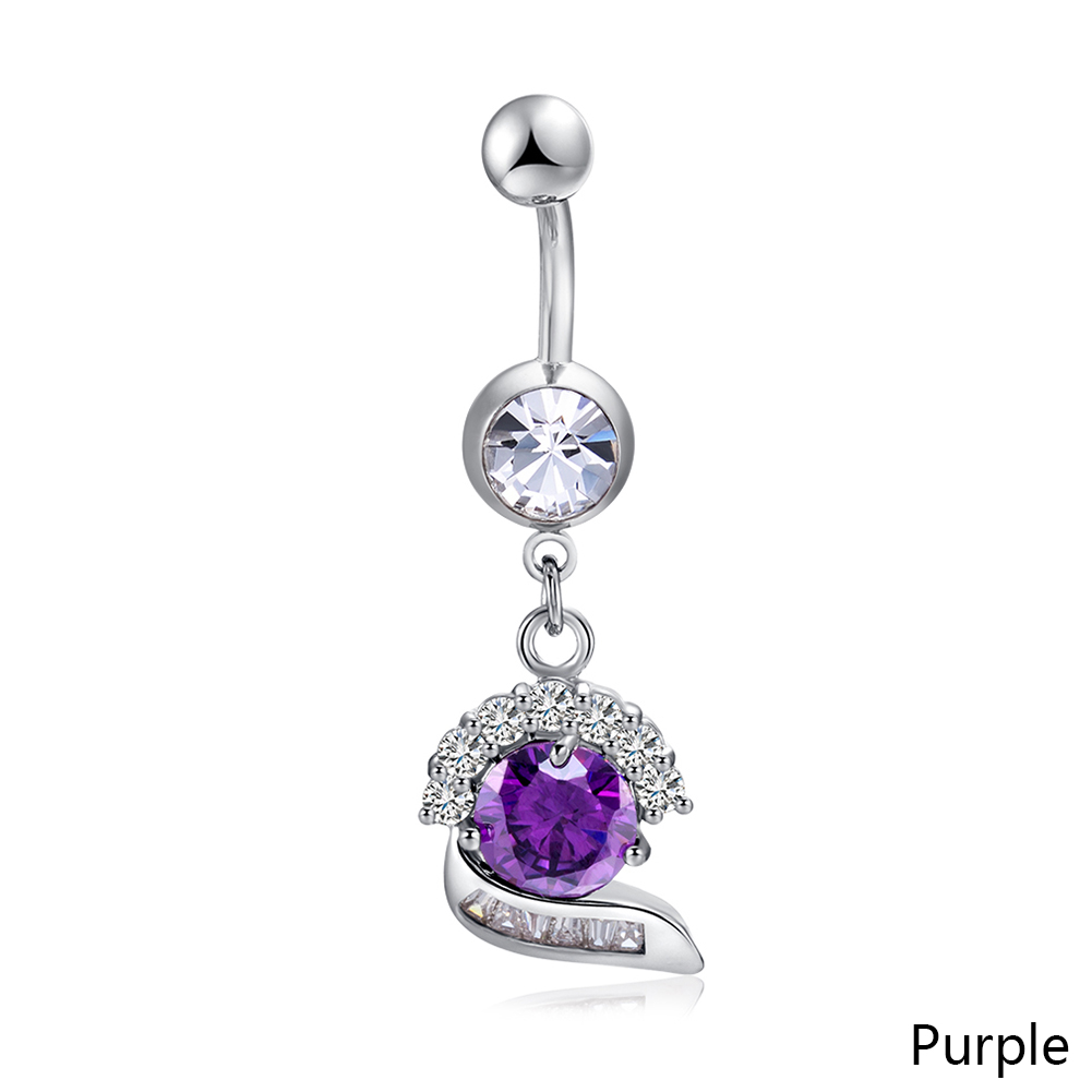 Navelpiercing zirkon - 2