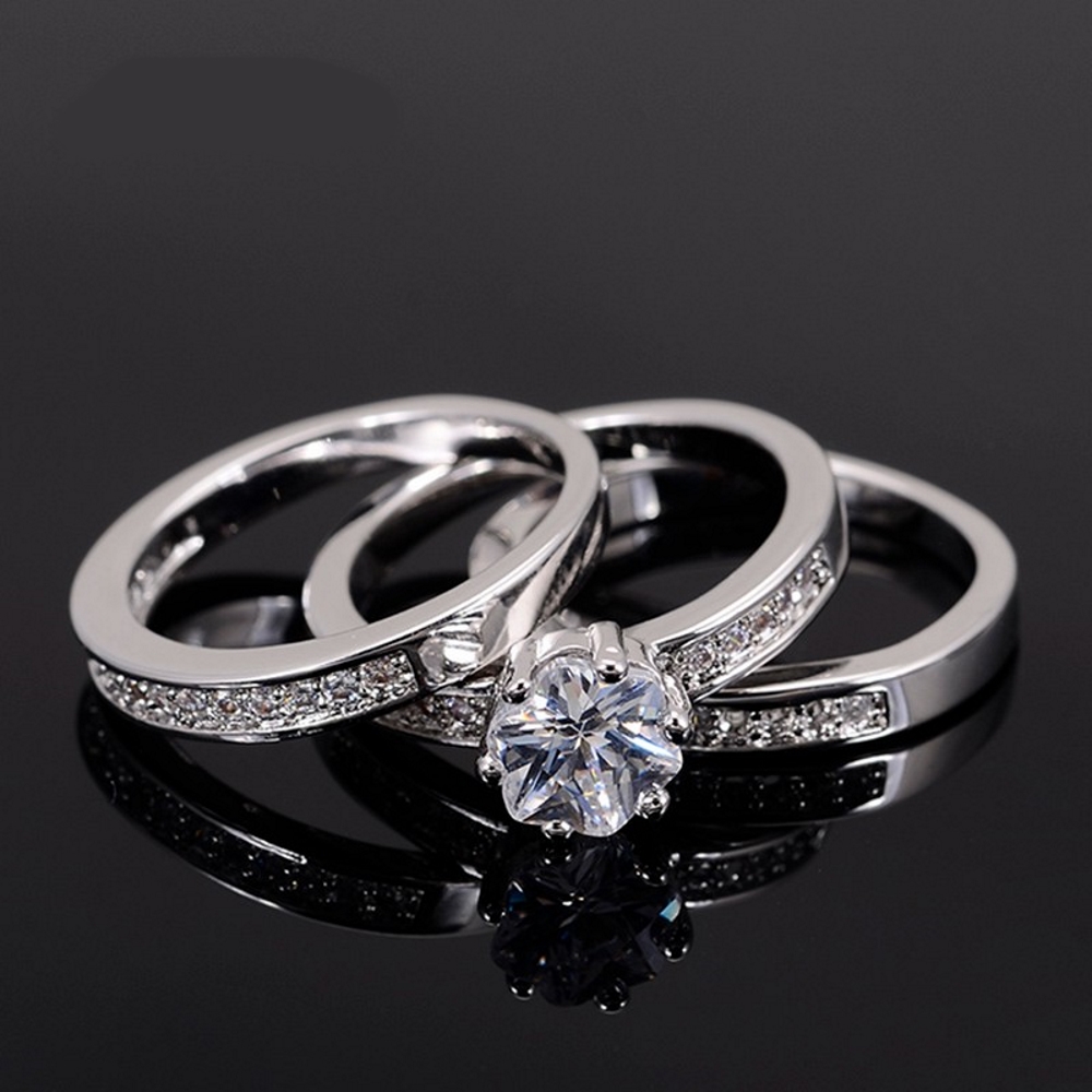 18K VIT Gold Filled RING CZ - 4