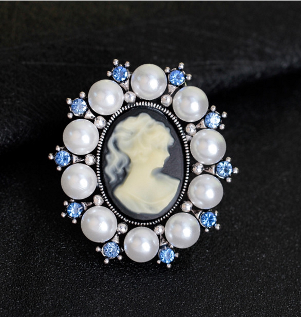Vintage Cameo Elegant Brosch - 2