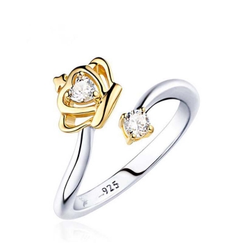 Silver Plated  RING CZ