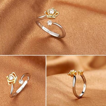 Silver Plated  RING CZ - 4