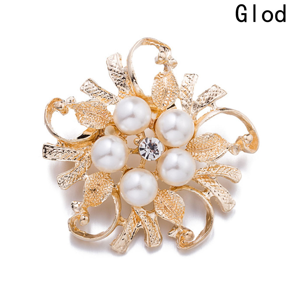 Brooch Crystal  Flower - 6