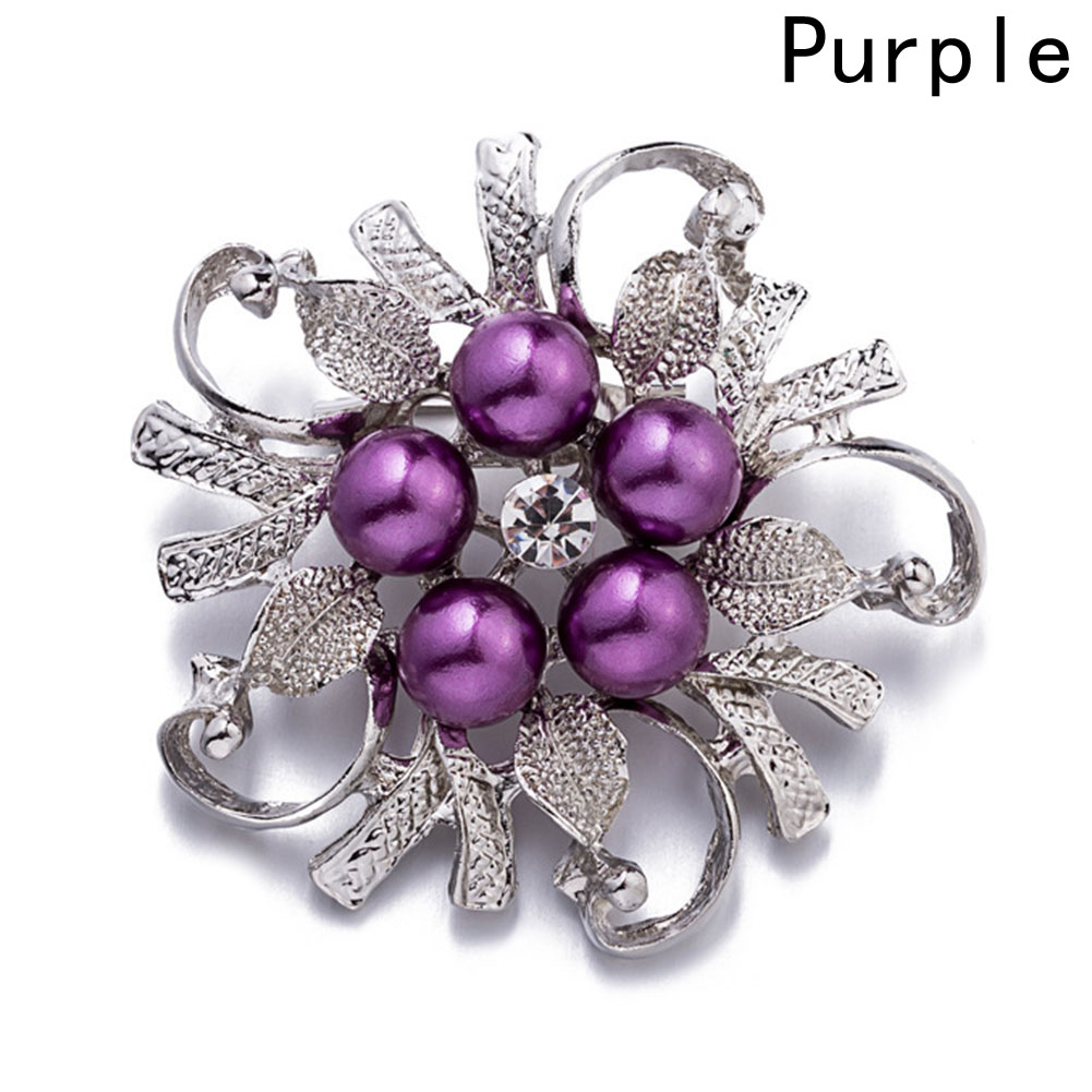 Brooch Crystal  Flower - 3