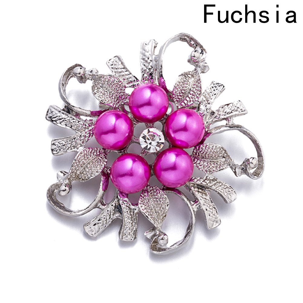 Brooch Crystal  Flower - 9