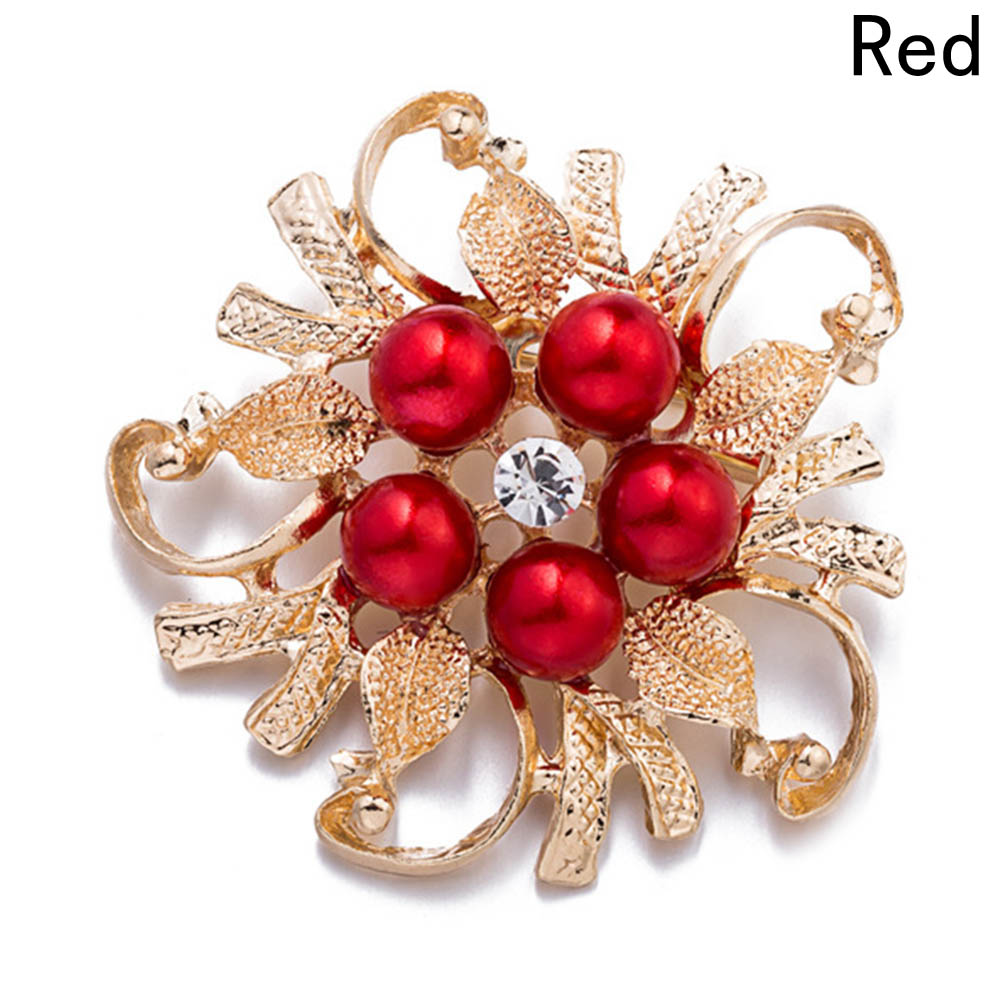 Brooch Crystal  Flower - 8