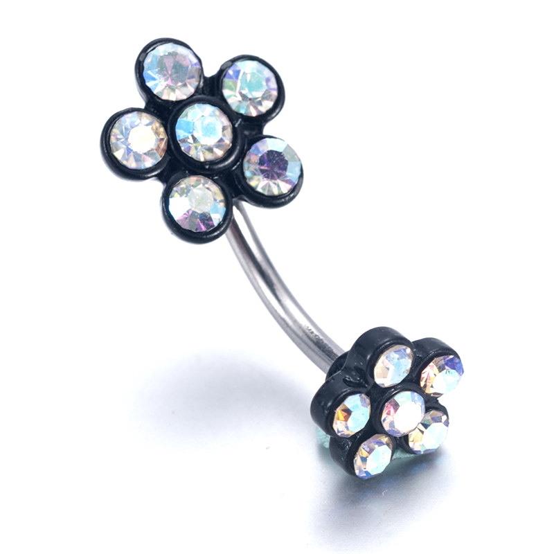 Navel Belly Button Ring Body Piercing Jewelry - 4