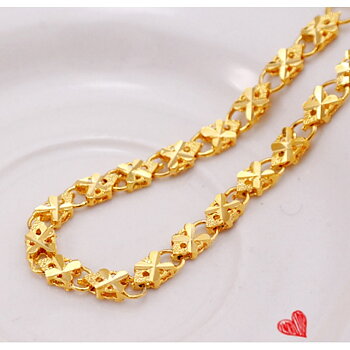 Guldpläterande 18K guldarmband