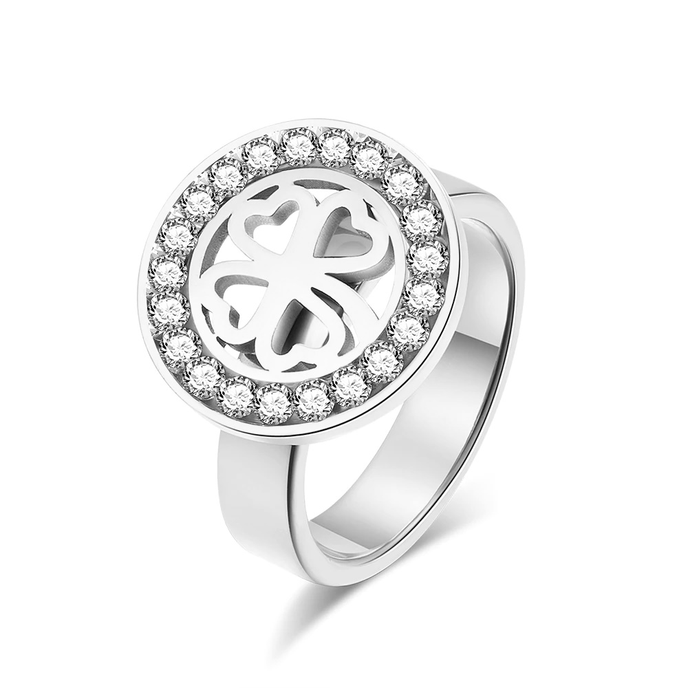 Rostfritt stål ring GULD, SILVER