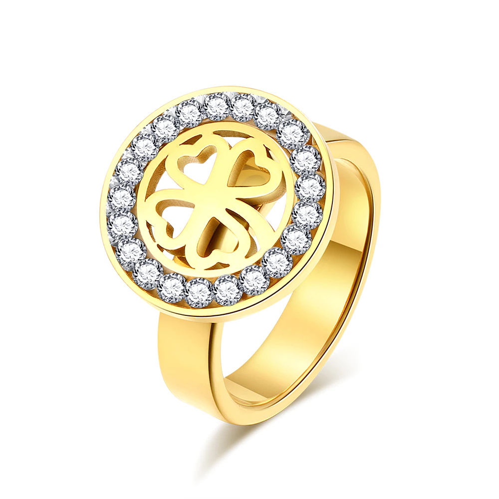 Rostfritt stål ring GULD, SILVER - 2