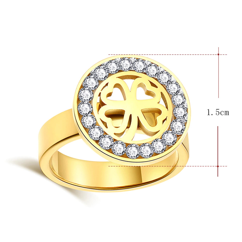 Rostfritt stål ring GULD, SILVER - 3