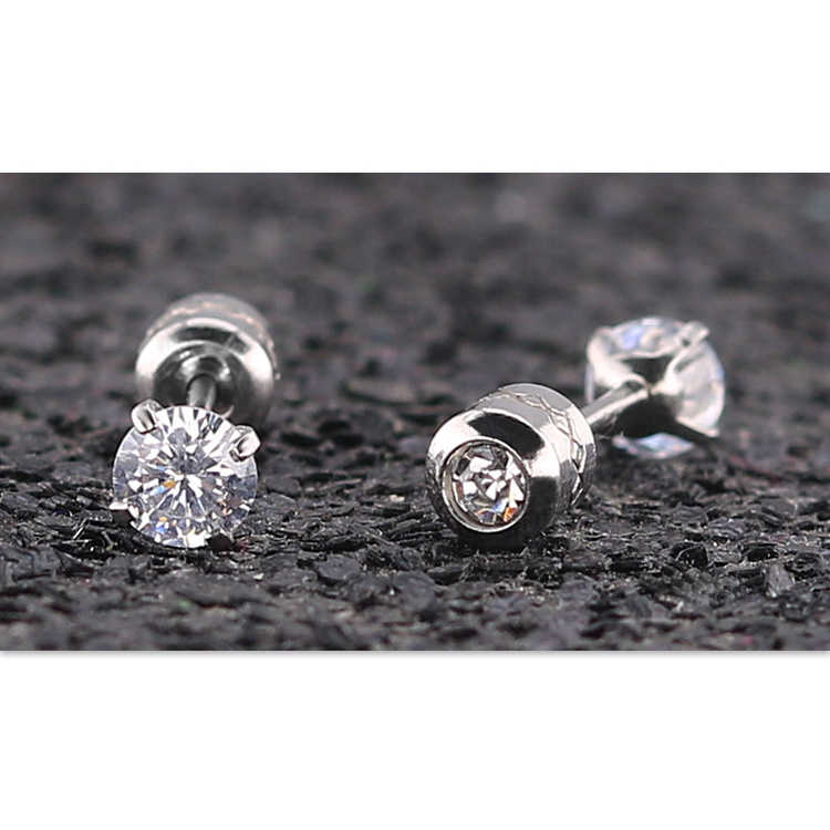  Tragus Piercing  Örhänge 1st CZ  - 5