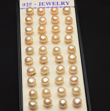 Silver filled earrings Pearl 