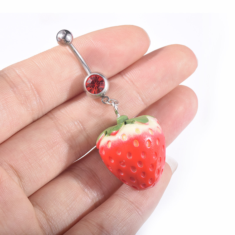 Navelpiercing Jordgubbe - 3