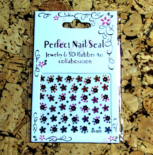 3D Design Tip Nail Art Sticker Decal Manicure Mix Color Self-adhesive Flower Decal Decoration set - 16