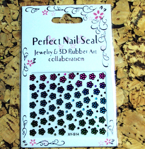 3D Design Tip Nail Art Sticker Decal Manicure Mix Color Self-adhesive Flower Decal Decoration set - 11