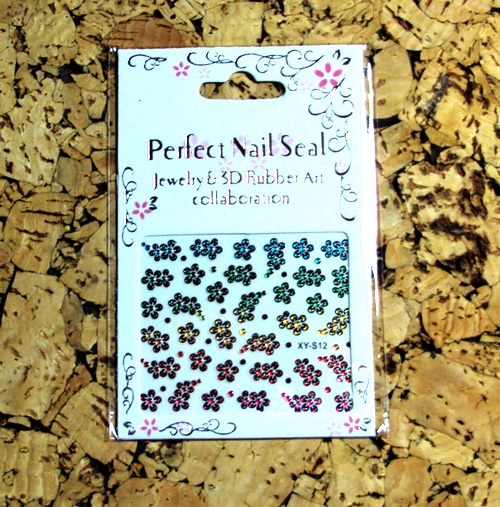 3D Design Tip Nail Art Sticker Decal Manicure Mix Color Self-adhesive Flower Decal Decoration set - 17