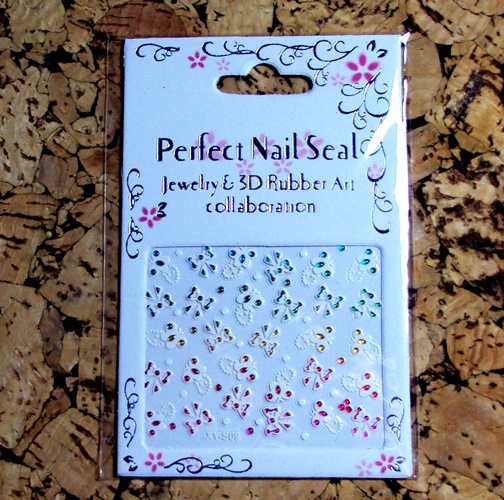 3D Design Tip Nail Art Sticker Decal Manicure Mix Color Self-adhesive Flower Decal Decoration set - 15