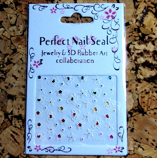 3D Design Tip Nail Art Sticker Decal Manicure Mix Color Self-adhesive Flower Decal Decoration set - 14