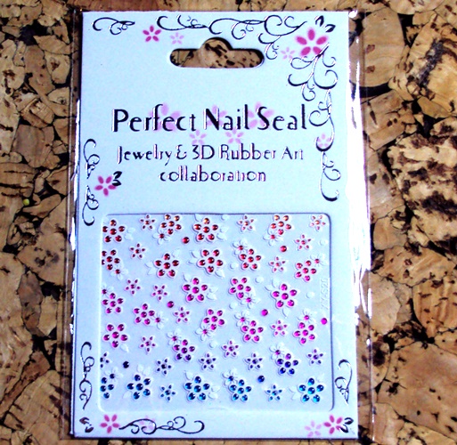 3D Design Tip Nail Art Sticker Decal Manicure Mix Color Self-adhesive Flower Decal Decoration set - 25