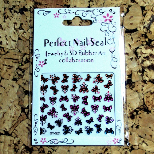 3D Design Tip Nail Art Sticker Decal Manicure Mix Color Self-adhesive Flower Decal Decoration set - 12