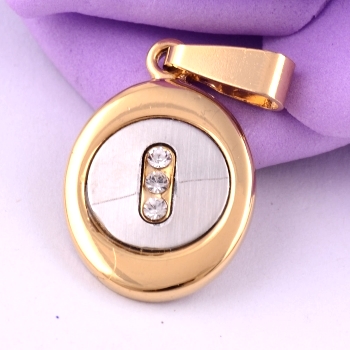18K Guldfyllda GULD Filled gulddoublé Hängsmycke CZ