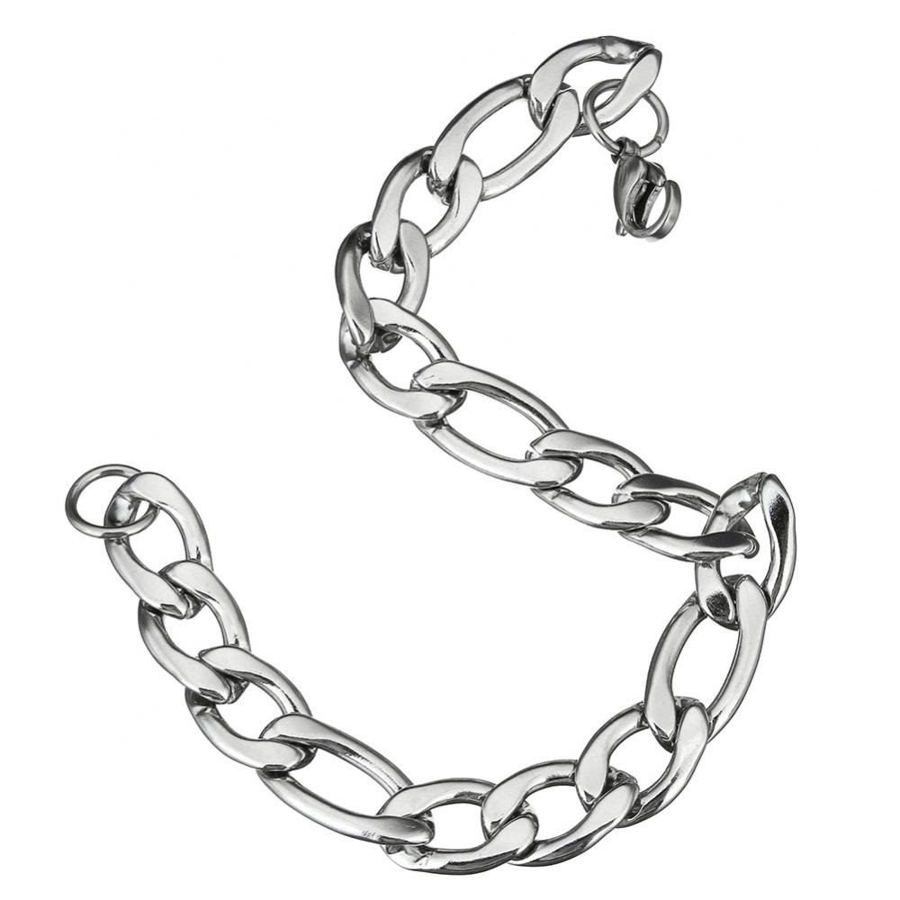 Rostfritt stål halsband + armband Set 4,5mm - 6