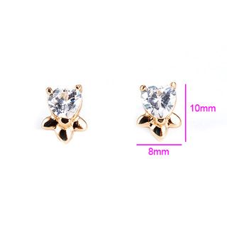 18k Gold Filled CZ Earrings - 4