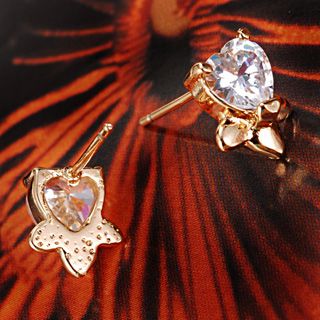 18k Gold Filled CZ Earrings - 2