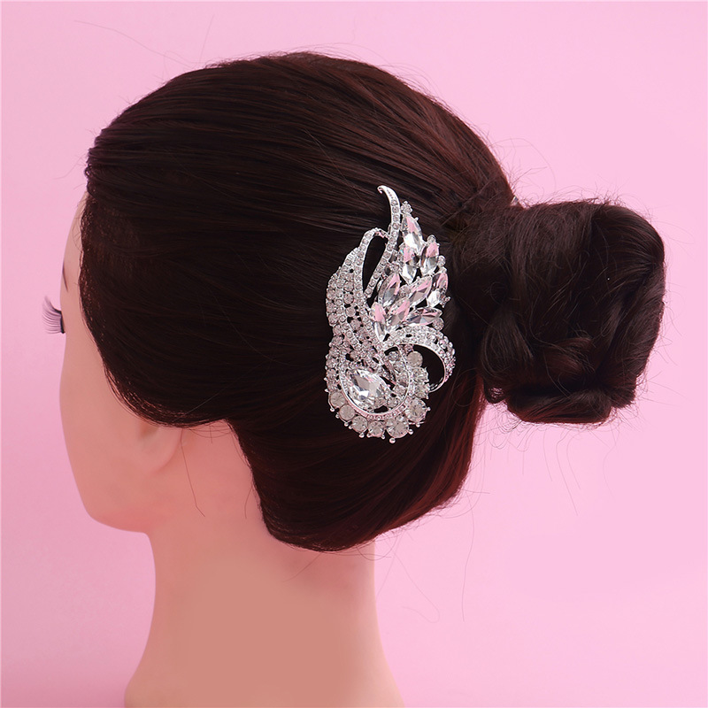 Bridesmaid Bridal Crystal Imitation Hair Comb Hairpins - 2