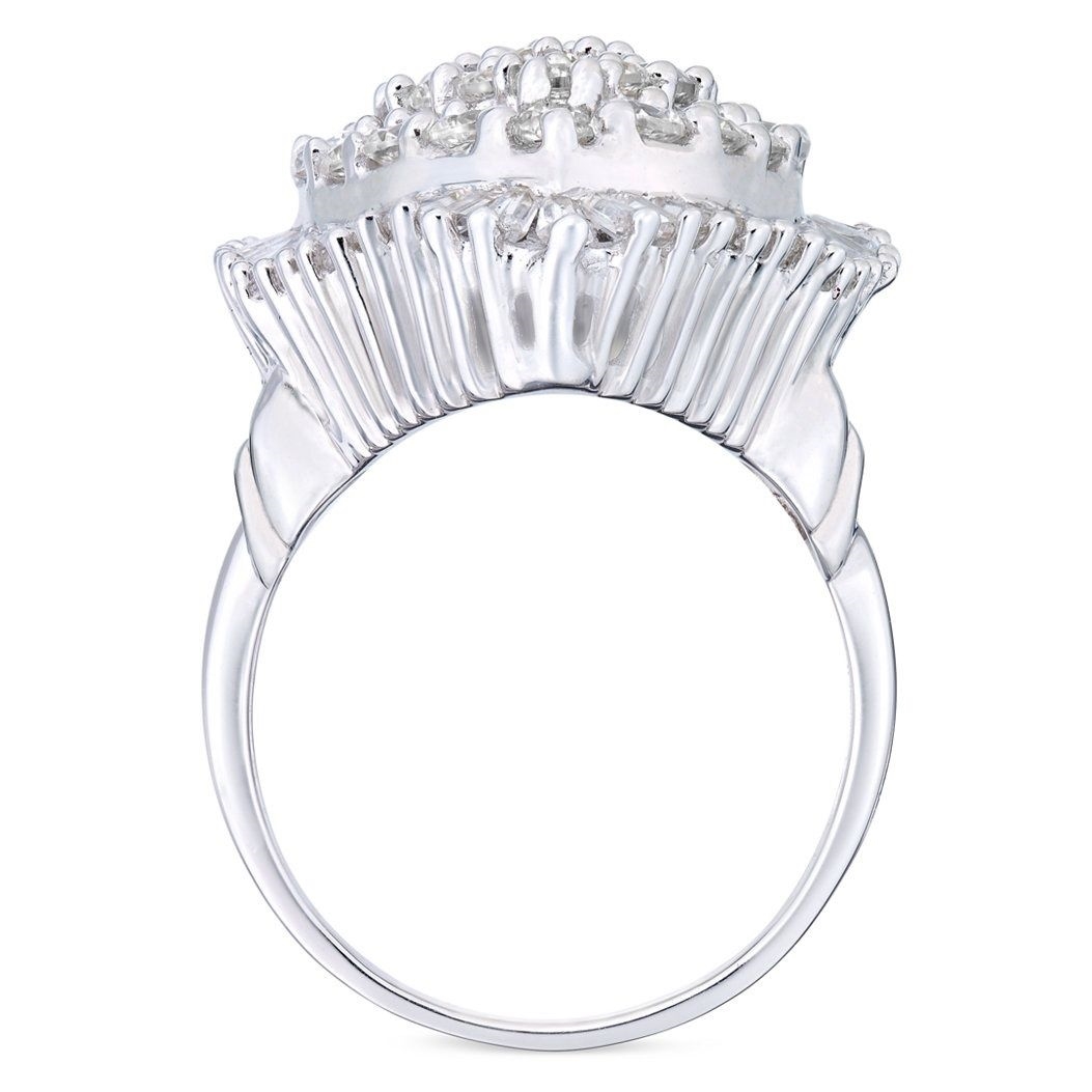 Silversmycken filled ring Vit Topas - 4