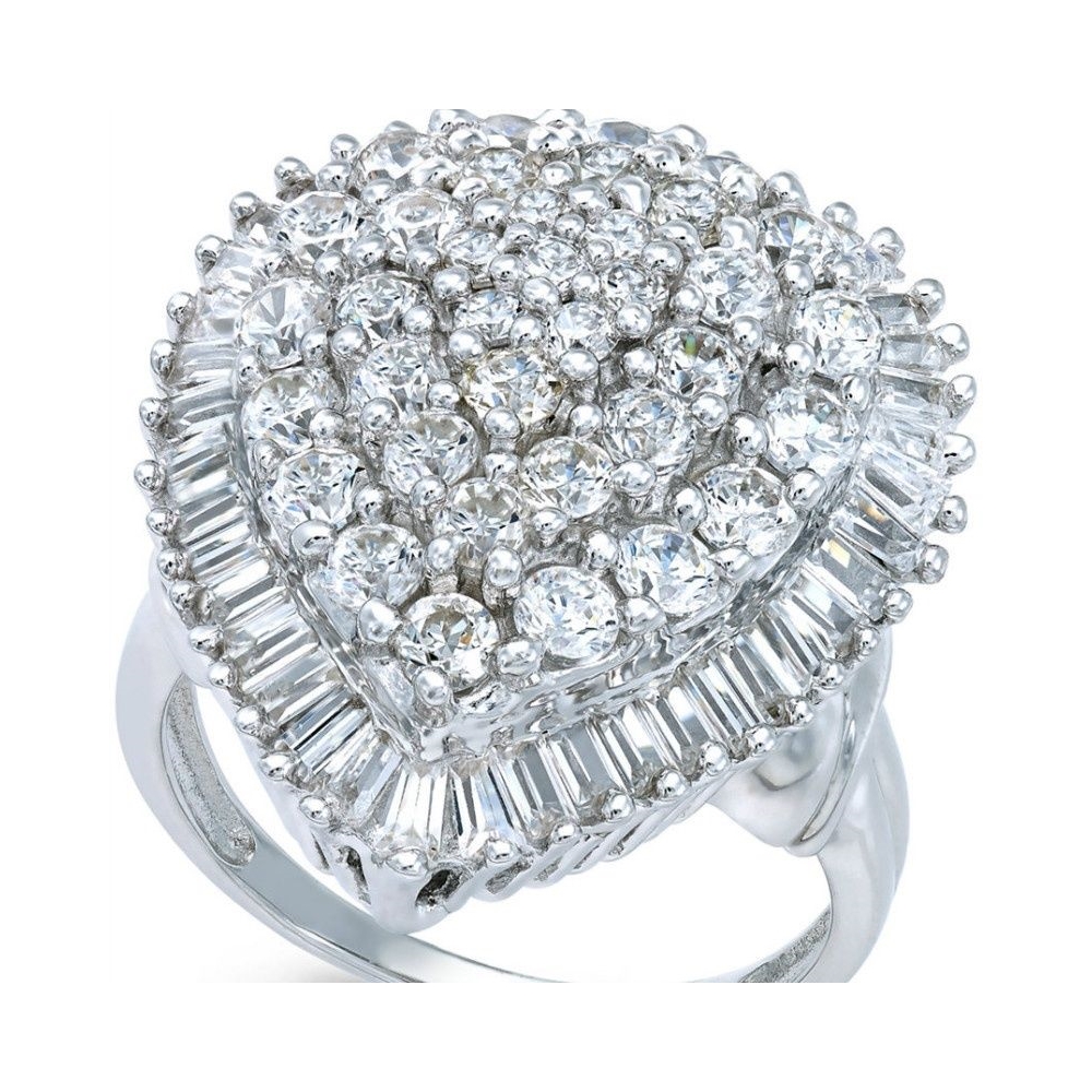 Silversmycken filled ring Vit Topas - 2
