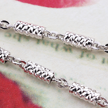 18K White Gold Filled chain - 3