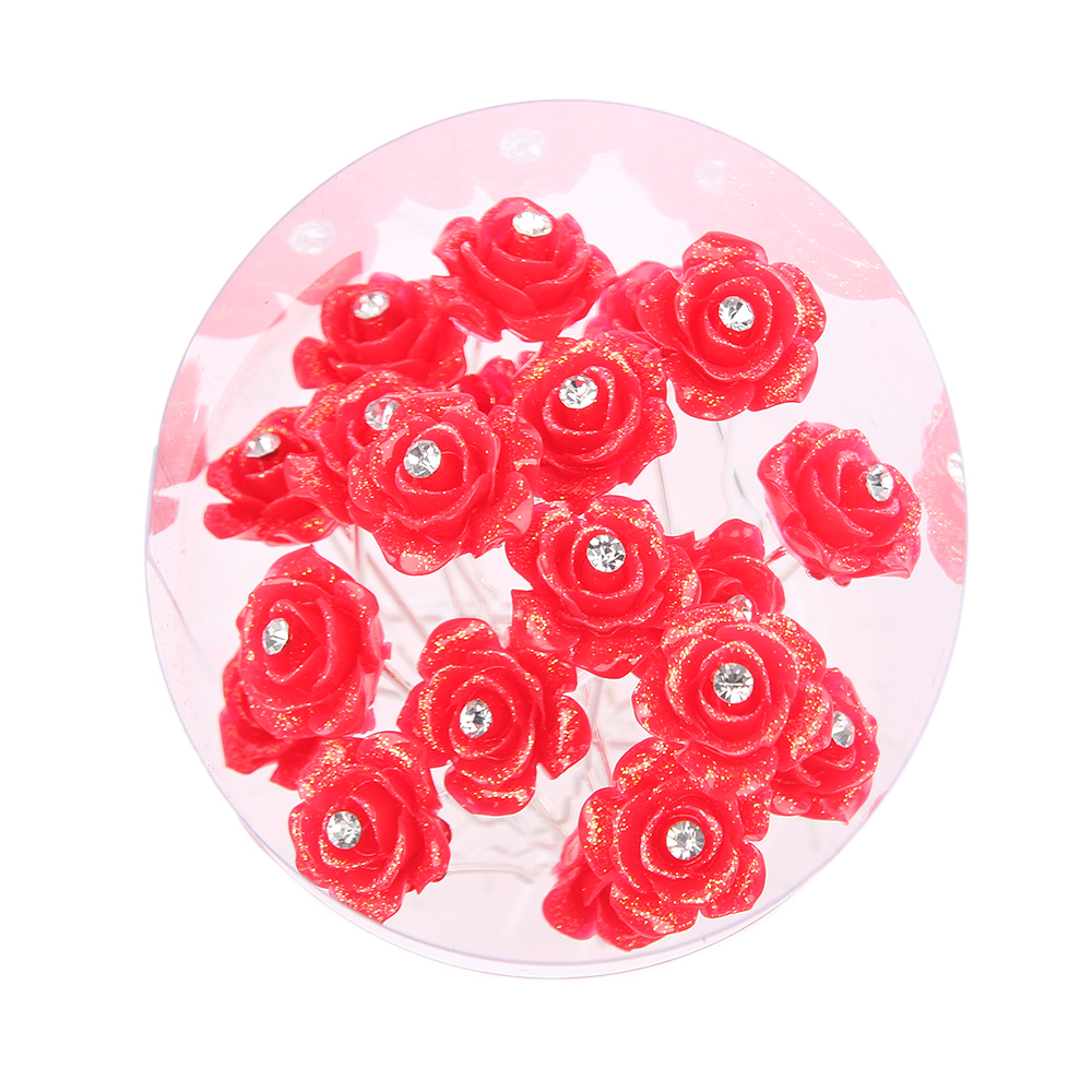 Hårnålar Bröllop ros blomma 10ST PACK - 4