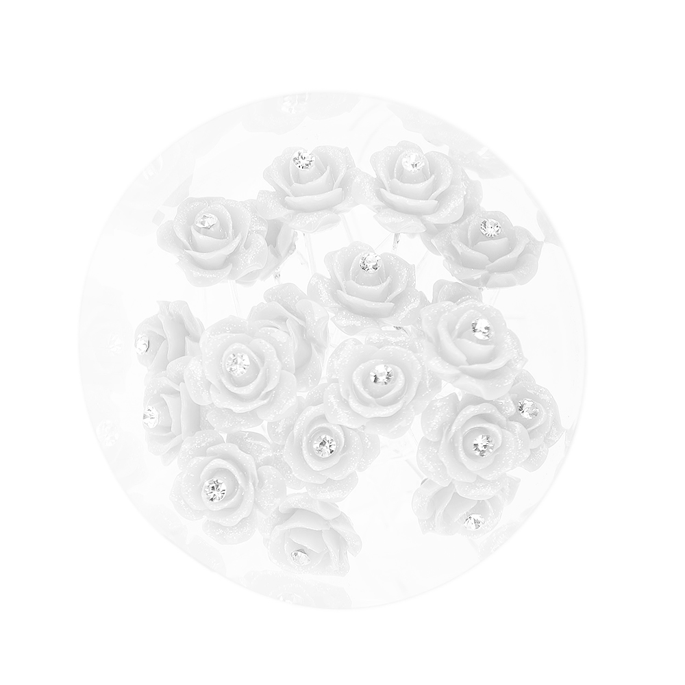 Hårnålar Bröllop ros blomma 10ST PACK - 2
