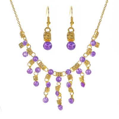 Örhängen Halsband Set - 2