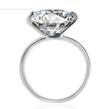 18K Vitguld Guldfyllda Guld Filled gulddoublé Ring CZ - 2